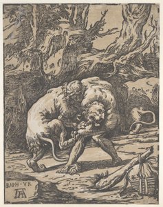 ヘラクレスとネメアのライオン、1540-50., 1540-50.