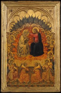 聖母の戴冠式、ca。 1380。 作： Niccolo di Buonaccorso