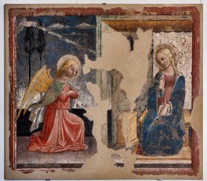 受胎告知、15 世紀 作： Niccolo di Liberatore