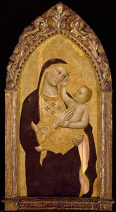 聖母子、1390-1400。 作： Niccolo di Pietro Gerini