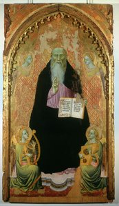 アントナイトの書を所持する聖アントニー修道院長、1371年 作： Niccolo di Tommaso