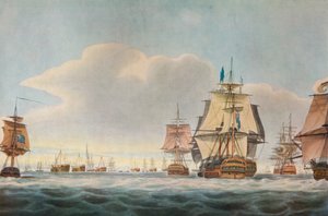 コペンハーゲンの戦い、c1801 作： Nicholas Pocock