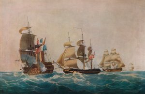 ギヨームテルの捕獲、c1805 作： Nicholas Pocock