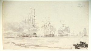 ナイル川の戦い 作： Nicholas Pocock