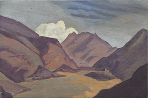 バルチスタン、ラダックとの国境、1936 作： Nicholas Roerich