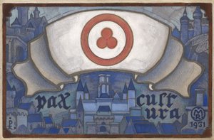 平和の旗、1931 作： Nikolai Konstantinowitsch Roerich
