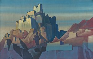 ラダックの城、1933 作： Nicholas Roerich