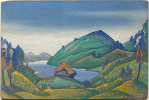 ストラヴィンスキー「バレエ」「春の祭典」の装飾、1944 作： Nicholas Roerich