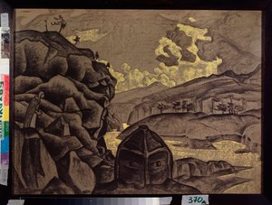 ヘンリック・イプセン作「ピア・ギュント」の装飾、1912 作： Nicholas Roerich