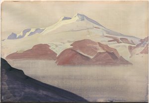 エルブラス、コーカサス、アルバムの葉、1933