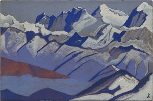 エベレスト、1936 作： Nicholas Roerich