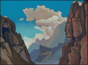 ヒマラヤの偉大な精神、1934 作： Nicholas Roerich