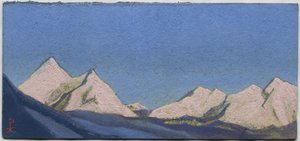 ヒマラヤ、1944 作： Nicholas Roerich