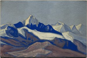 ヒマラヤ、1945 作： Nicholas Roerich
