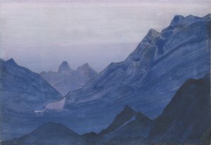 ヒマラヤ、アルバムの葉、1934 作： Nicholas Roerich