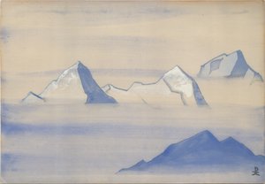 ヒマラヤ、アルバムの葉、1934 作： Nicholas Roerich