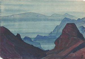 ヒマラヤ、アルバムの葉、1934 作： Nicholas Roerich