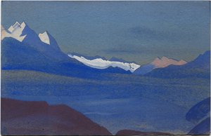 カシミール、1936 作： Nicholas Roerich