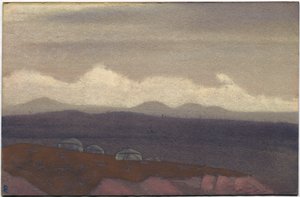 モンゴル、スニット、1936 作： Nicholas Roerich