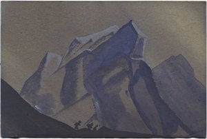 峠、嵐、1936 作： Nicholas Roerich