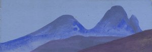 山の研究、1936-47年頃 作： Nicholas Roerich