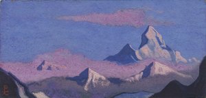 ナンダデヴィ、1944 作： Nicholas Roerich
