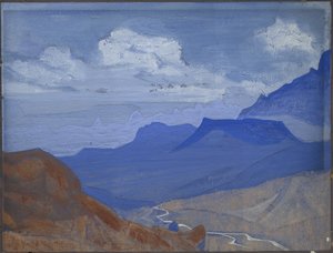 ヌブラバレー、1926 作： Nicholas Roerich