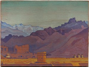 チベットへの道、1925 作： Nicholas Roerich