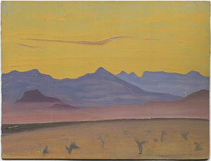 サンタフェ、1921 作： Nicholas Roerich