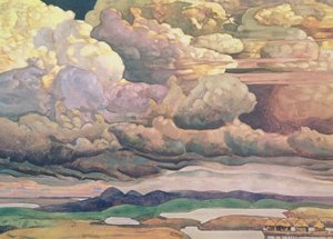 スカイスケープ、1912 作： Nicholas Roerich