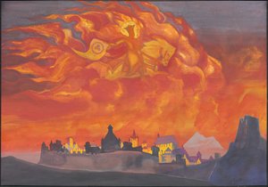 ソフィア、全能の知恵、1932 作： Nicholas Roerich