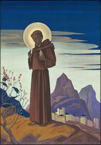 セントフランシス、1932年 作： Nicholas Roerich