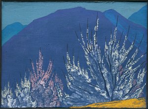 絵画「クリシュナ」のための研究、1933 作： Nicholas Roerich