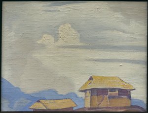タルン修道院、1928 作： Nicholas Roerich