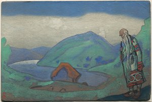 ストラヴィンスキー「バレエ」「春の祭典」のセージ、装飾、衣装のデザイン、1944 作： Nicholas Roerich