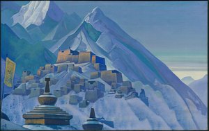 チベット、ヒマラヤ 作： Nicholas Roerich