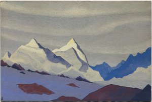 西ヒマラヤ、1936 作： Nicholas Roerich