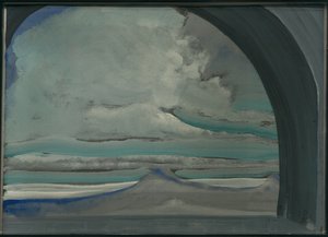 白い雲、1922 作： Nicholas Roerich