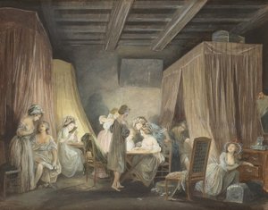 Le Coucher desOuvrièresen Modes、1788 作： Niclas Lafrensen