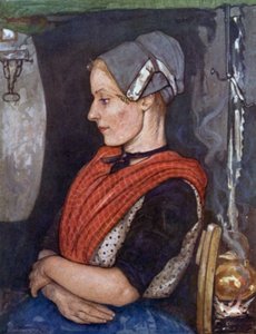 A Girl of Elspeet (カラーリトグラフ) 作： Nico Jungman