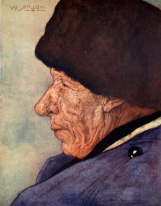男の頭、フォーレンダム、1904 作： Nico Jungman
