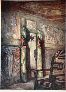 ムンテの部屋、ホルメンコッレン、1905年 作： Nico Jungman