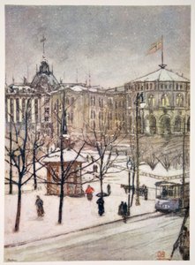 国会議事堂（ストレーシング）、クリスチャニア、1905 作： Nico Jungman