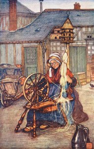 回転する車輪（カラーリトグラフ）