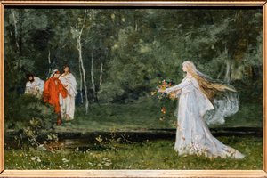 ダンテとマテルダの出会い 作： Nicolo Barabino