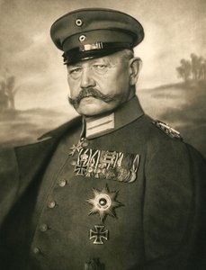 パウル・フォン・ヒンデンブルクの肖像 作： Nicola Perscheid