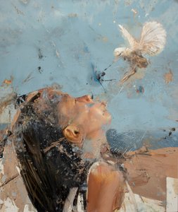 フライング・レッスンVI、2022年（キャンバスに油彩） 作： Nicola Pucci