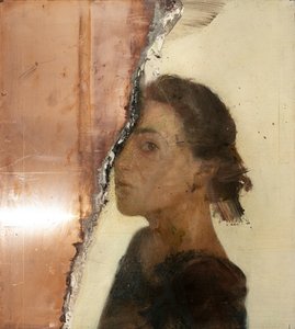 ソフィア、2023年（油彩・銅） 作： Nicola Pucci