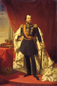 ウィリアムIII 1817-1890年、オランダ国王、1856年 作： Nicolaas Pieneman