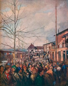 ルーレーベン刑務所キャンプ、1917年のクリスマスディナー 作： Nicolaas Wilhelm Jungmann